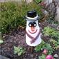 Preview: Schneemann - Pfostenhocker - frostfest - Gartendekoration