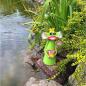 Preview: Froschkönig - Pfostenhocker - Gartendekoration