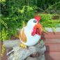 Preview: dicker Hahn - Gartendekoration - frostfest