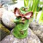 Preview: kleiner, lustiger  Pfostenfrosch - Gartendekoration