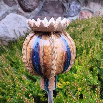 Mohnkaspsel - Insektentränke - Gartendekoration - frostfest