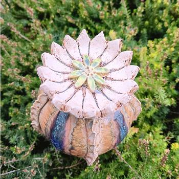 Preview: Mohnkaspsel - Insektentränke - Gartendekoration - frostfest