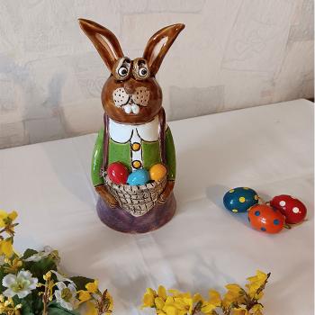 Osterhase - Osterdekoration - Pfostenhocker