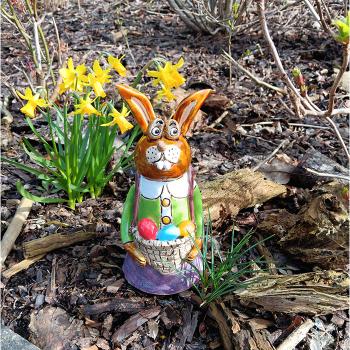 Osterhase - Osterdekoration - Pfostenhocker