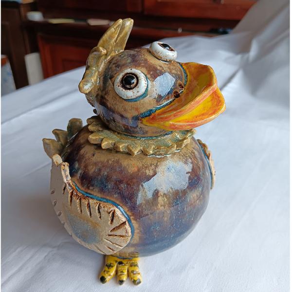 kleiner lustiger Vogel - Gartendekoration - frostfest